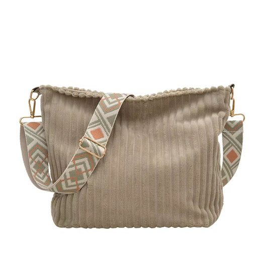 Willow - Corduroy Shopper Purse - PREORDER