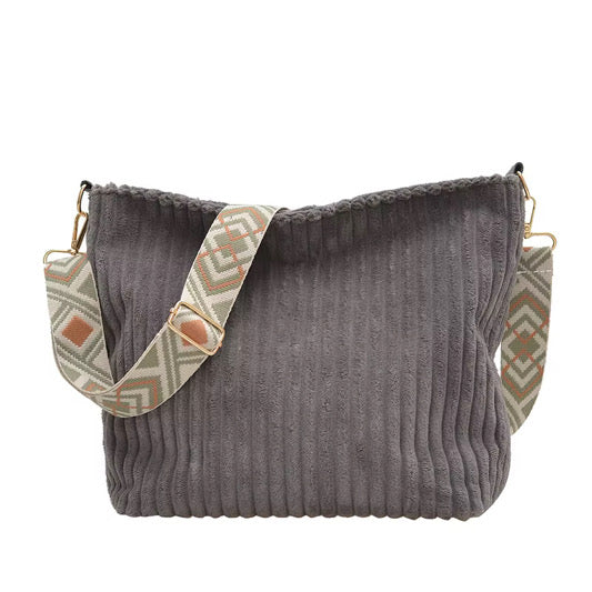 Willow - Corduroy Shopper Purse - PREORDER