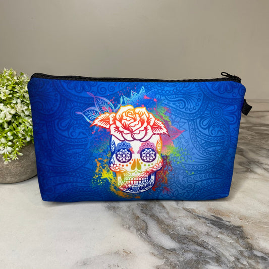 Pouch - Halloween Fall - Paisley Skull
