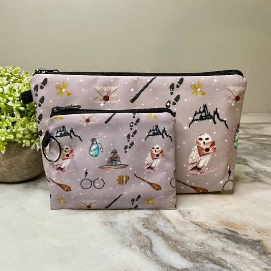 Pouch & Mini Pouch Bundled Set - Magic on Grey