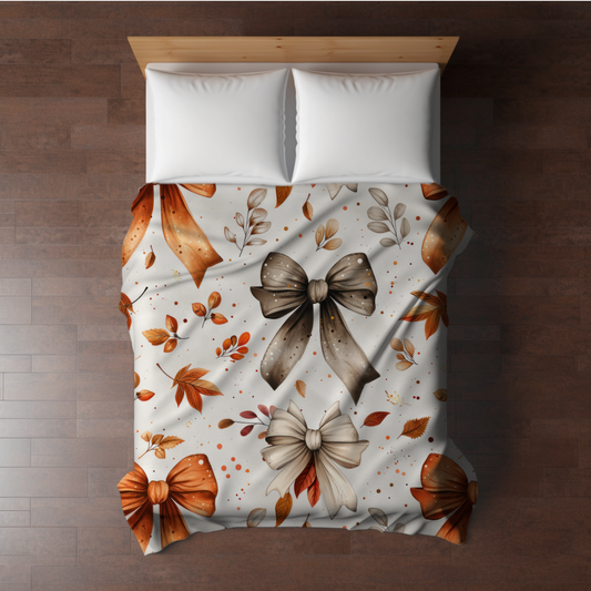 Blanket - Halloween - Fall Bow