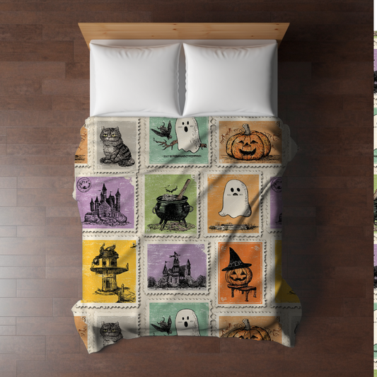 Blanket - Halloween - Stamps