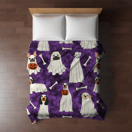 Blanket - Halloween - Ghost Dogs