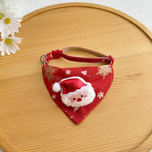 Cat Adjustable Bandana - Christmas - PREORDER